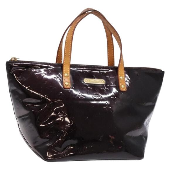 LOUIS VUITTON Monogram Vernis Bellevue PM Hand Bag Amarante M93585 - Picture 1 of 16